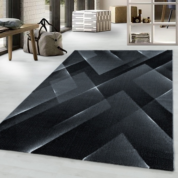 Costa Modern Black Rug